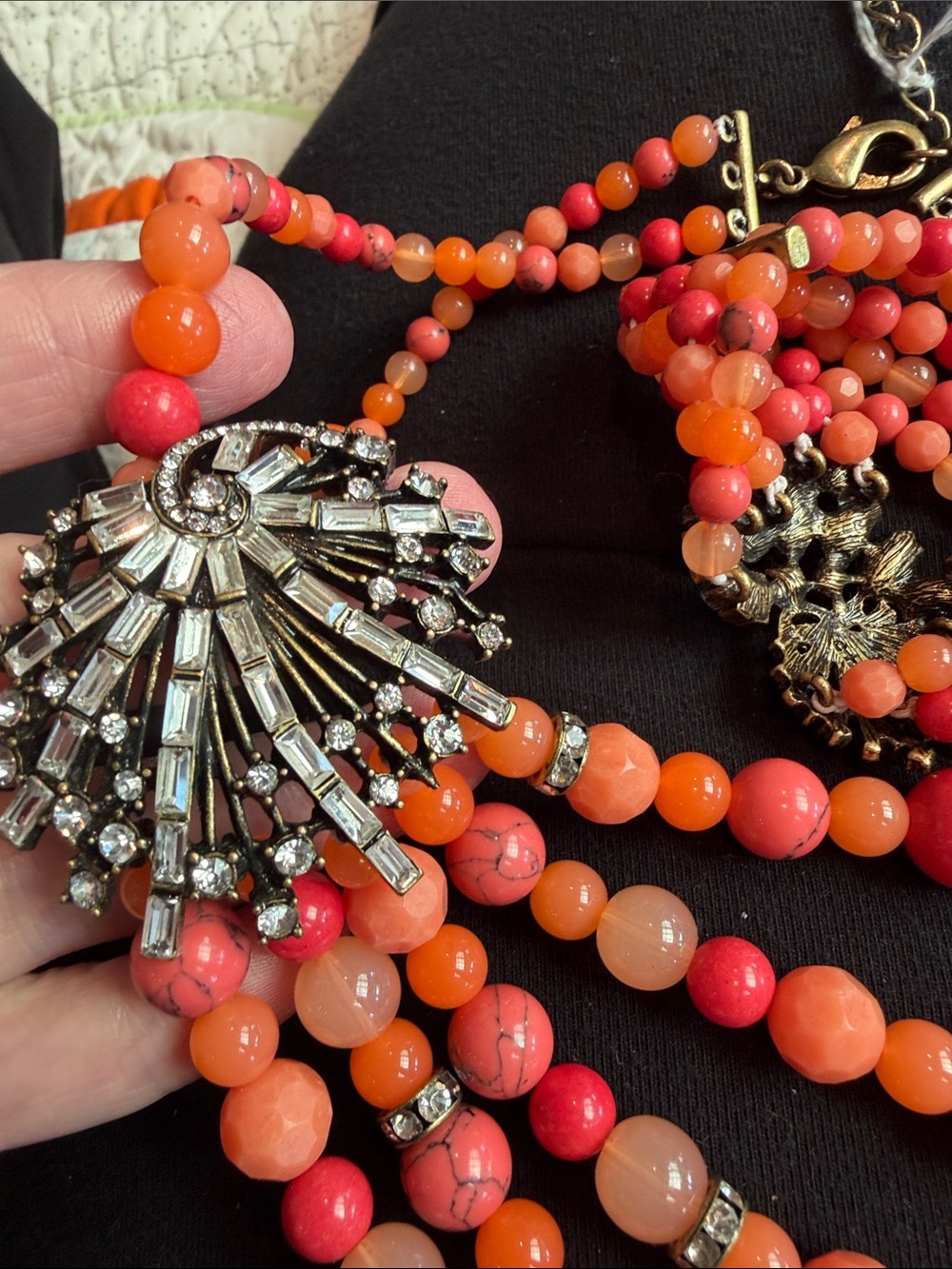 Chloe + Isabel Layered Beaded Necklace and Bracelet Set - Picture 2 of 3
